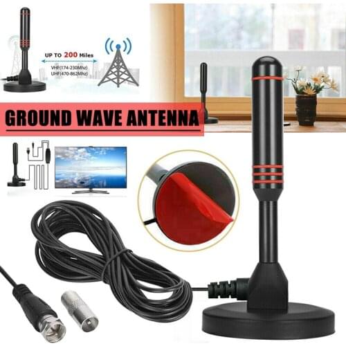 Digital TV Indoor Antenna HDTV 4K 1080P 200 Miles Long Range Booster Signal Amplified TV Receiver Antenna Satellite Aerial