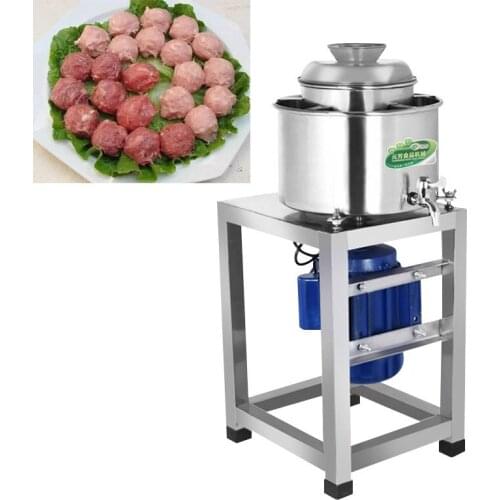 2200W Stainless Steel Multifunctional Electric Meatball Puree Machine Meatball Beater Commercial Fish Vegetable Meat Grinder