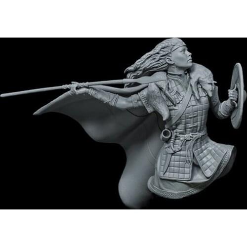1/12 Resin Bust Building Kit Female Warrior