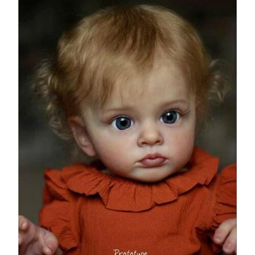 23inch Reborn Doll Kit Tutti with COA Cute Baby DIY Unpainted unfinished Doll Parts Bebe Kids Toys Rare Limited Edition