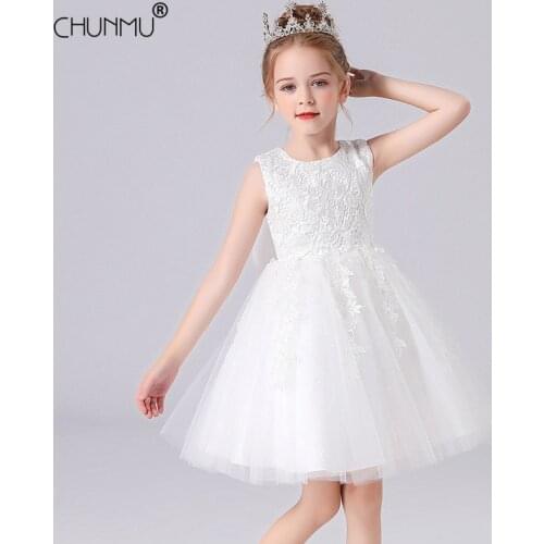Flower Kids Princess Party Dress for Girls Infant Fancy Butterfly Children Wedding Elegant Dress for Girl Baby Girls Clothes