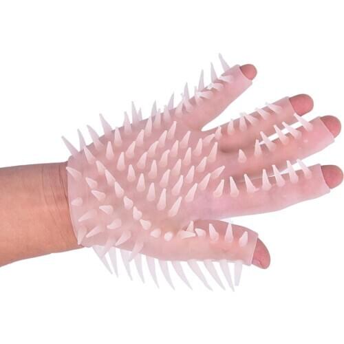 Spike Gloves Massage Tool Female & Male Masturbation Glove Adult Sex Products Erotic Sexy Toys For Couples Massage Glove