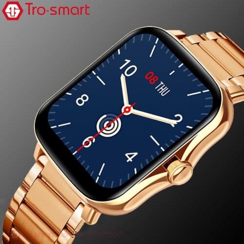 Smart Watch Men Smartwatch Women Fitness Tracker Full Touch Smart Clock For Android IOS Heart Rate Monitor Bluetooth Smart-Watch