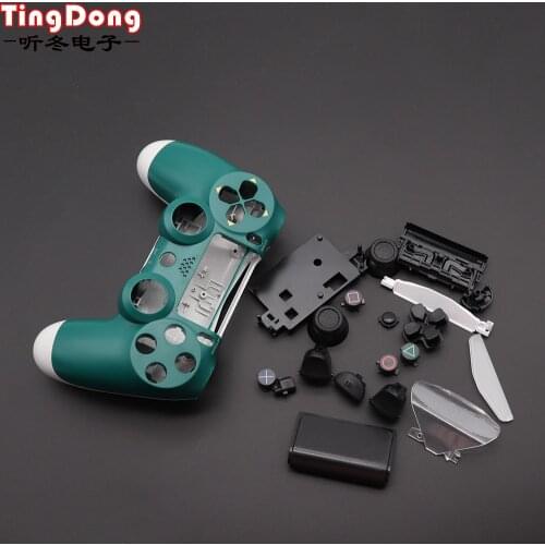 Replacement Full Set Housing shell and buttons For jds 040 JDM-040 DualShock 4 PlayStation 4 PS4 Pro V2 Controller Case Screws