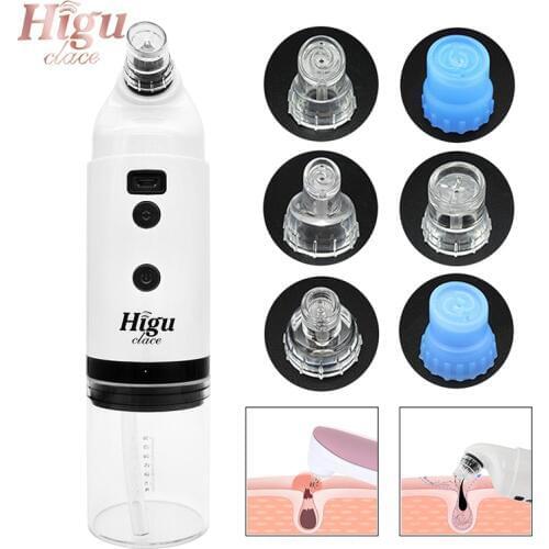 Blackhead Remover Facial Pore Deep Cleaning Skins Care Bubble Cleaner Not Hurt Skin Electric Acne Vacuum Beauty Machine