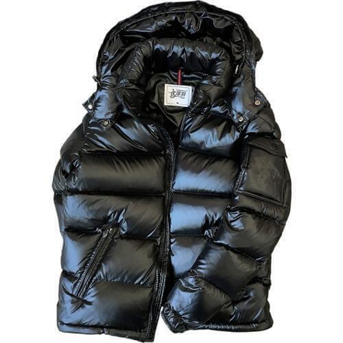 2021 Down Jacket Womens Thick Short Section Bright Womens Clothing Plus Velvet Warm Genuine White Duck Down Jacket Male W628