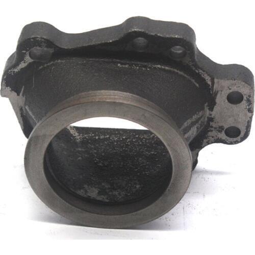 8 Point 2.5" 63mm V Exhaust Dump Flange Conversion Cast Iron band Adapter For GT25 GT28 T25 T28