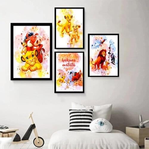 5D Diamond Painting Disney Anime Disney Lion King Diamond Embroidery Cross Stitch Kits Home Decor Gift