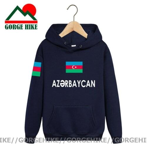 Azerbaijan Azerbaijani hoodie men sweatshirt sweat new hip hop streetwear clothing sporting tracksuit nation 2021 country AZE