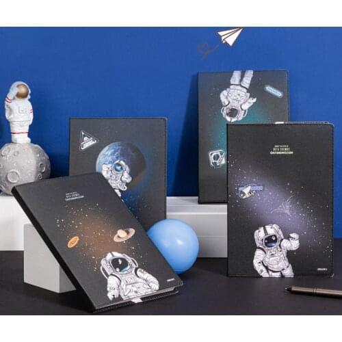 Paper Glue Book Aerospace Asking Sky Notebook Student Beige Paper Anti-Glare Notepad 32K Diary