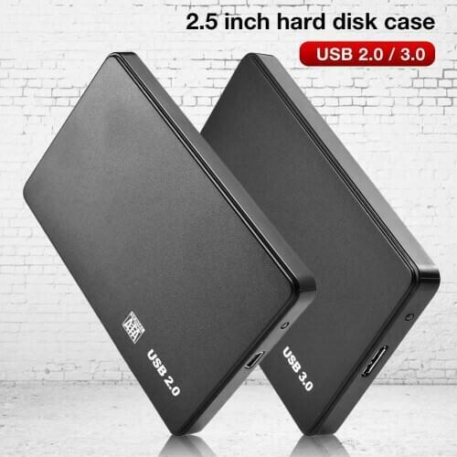 2.5 Inch USB 2.0/3.0/3.1 SATA HDD Case SSD Box External Mobile Hard Disk Drive Box 2.5'' usb sata Enclosure Case Shell