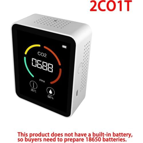 Air Monitor CO2 Carbon Dioxide Detector Greenhouse Warehouse Air Quality Temperature Humidity Monitor Fast Measurement Meter