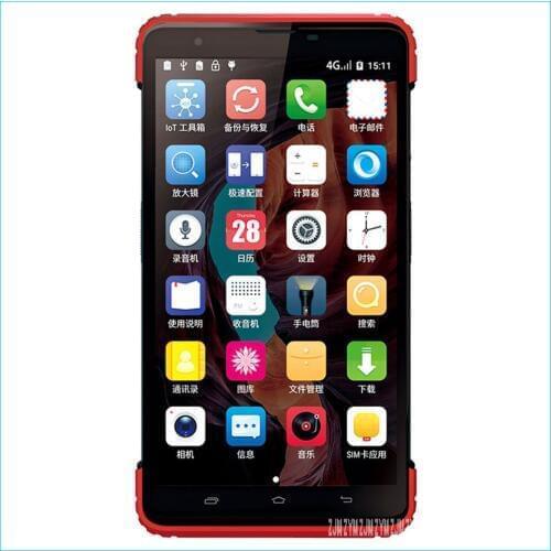 S7 7200mah Display Touch Industriale Android PDA Android Tablet QR Barcode Scanner Micro USB2.0 interface,support OTG 1280*720