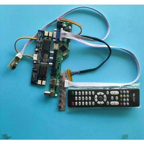 For M170EG01 V1 HDMI LCD 30pin Resolution TV Controller Board Digital Signal 4 lamps 1280X1024 17" VGA AV VGA kit