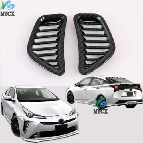 For Toyota Prius 2019 2020 Hatchback Front Dashboard Air Condition Vent Trim Outlet Cover Dash Bezel Garnish Frame Decoration