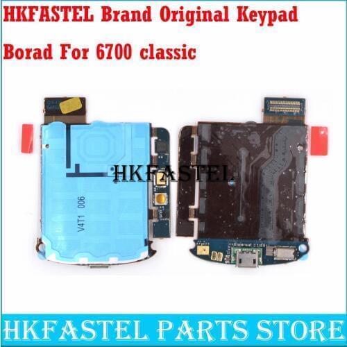HKFASTEL Original Keypad PCB UI-Board Plate Key Board for Nokia 6700c 6700 classic repair replacement parts, free shipping
