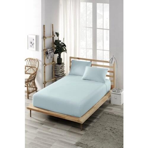 12 different Color Double Fitted Sheets + 30 Cm High Edge 160x200 And All Sizes Cotton Combed