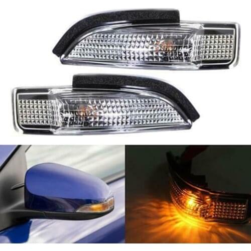 JIUWAN 1pc Side Mirror Indicator Turn Signal Flashing Light Lamp Amber Blinker Repeater Indicator Accessories for Toyota Yaris