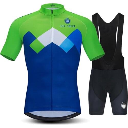 KR INEOS Cycling Set 2021 Clothing Team Jersey Kit Men Short Sleeve MTB Clothes Bike Uniforme Ropa Ciclismo Hombre