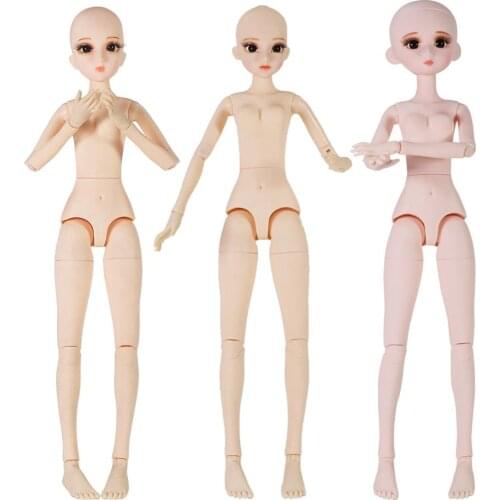 DBS 1/4 BJD nude doll Make up with eyes, no hair different style joint body MMGIRL toy gift AI MSD SD