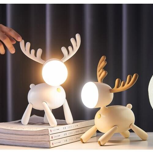 Cute Figurines Deer Statue Geometric Resin Home Decor Statues Deer Figure Sculpture Modern Decoration Abstract Home Decoration