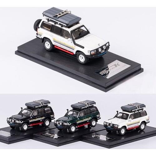 Diecast Alloy 1:64 Scale Toyota LC80 4500 CRUISER Cool Road Ze Car Model Metal Die-Cast Toys Vehicle for Collection Gift Display