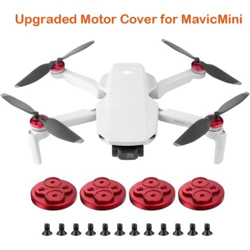 Upgraded Aluminum Alloy Motor Cover for DJI Mavic Mini Scratch-proof Propeller Protector Motor Caps for Mavic Mini Accessories