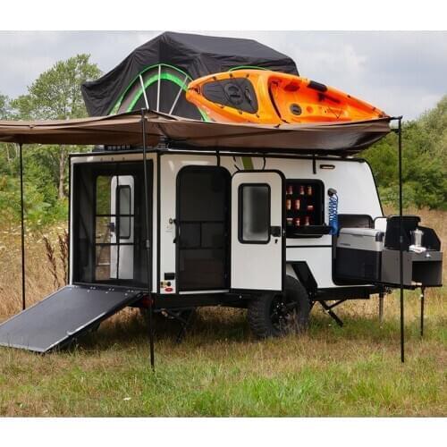 New Style Mobile House Fiberglass Aluminum Camping Caravan Travel Trailer