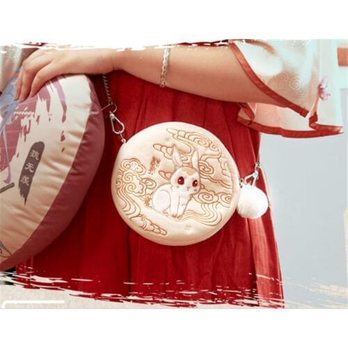 Limited Anime Grandmaster of Demonic Cultivation Wuxian Wangji Kwaii Rabbit Mini Plush Shoulder Bag Cosplay Gift