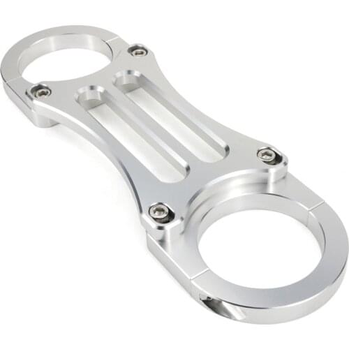 Fit For HONDA CB400 CBR600F CBR500R CBF600 CBF500 X11 VFR800 CBR1100XX CB1300 Motorcycle Front Fork Brace CNC Aluminum Bracket