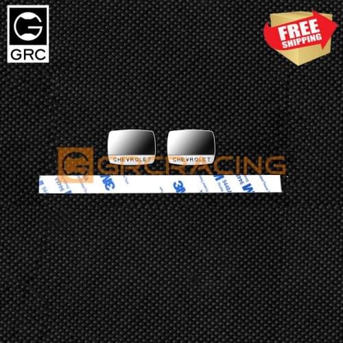 RC Radio control car GRC TRX4 Trailblazer Rear View Lens Stainless Steel High Gloss Mirror G165A option upgrade parts