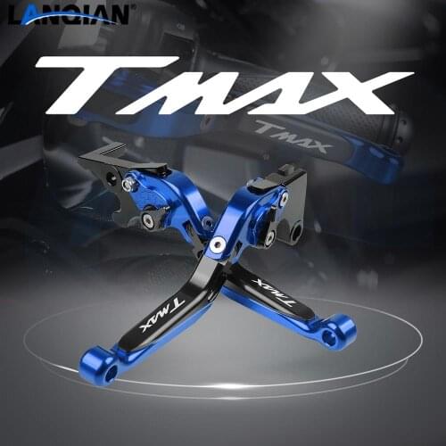 For Yamaha TMAX 500 530 Motorcycle Adjustable Extendable Foldable Brake Clutch Levers TMAX 530 TMAX 500 2001-2007 Accessories