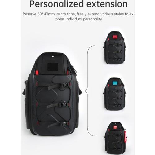 IFlight FPV Drone Backpack 530X340X260mm 33 Liter Volume Resizable Compartments Ntegrated RGB Light Strips for FPV RC Drone