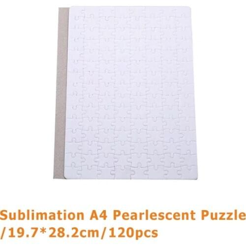Thermal Transfer Blank A4 Pearlescent Puzzle Personalized Custom Heat Transfer Puzzle DIY Thermal Transfer Supplies