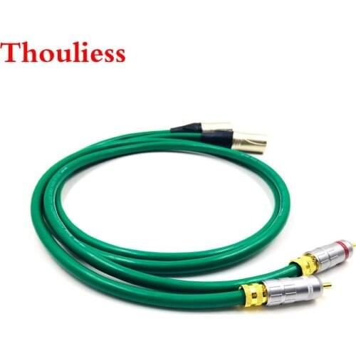 Thouliess Pair Type-1016 RCA to XLR Balacned Audio Cable RCA Male to XLR Male Interconnect Cable with MCINTOSH USA-Cable