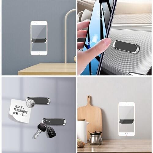 Universal Magnetic Phone Holder Car Air Outlet Stand Wall Mount Bracket for Mobile Phone Tablet Metal Object Stand