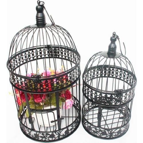 Iron bird cage iron bird cage Wedding decor flower cage decor Props bird cage Hanging flower frame bird cage decor bird cage