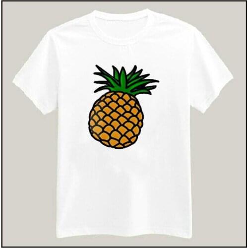 Women Tshirt pineapple Print Casual Cotton Funny Shirt White Top Tee Hipster Plus Size Camiseta HH305-287