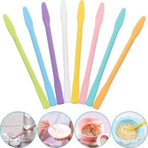 1PC Silicone Stir Stick Portable Mask Stirring Rod DIY Makeup Tool Silicone Facial Mask Stiring Rods Home Trip Use