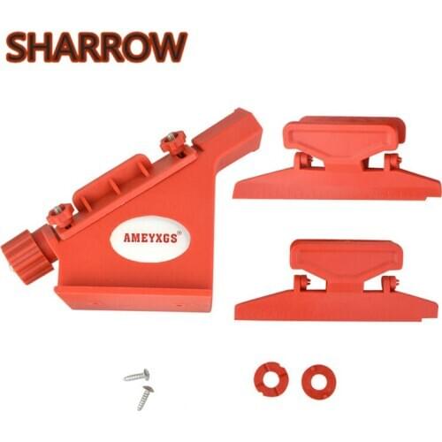 1Set Archery Fletching Jig 2 Clamp Straight Helical Feather Vanes Tool DIY Arrow Tools For Arrow Vane Stick Bonding Accessories