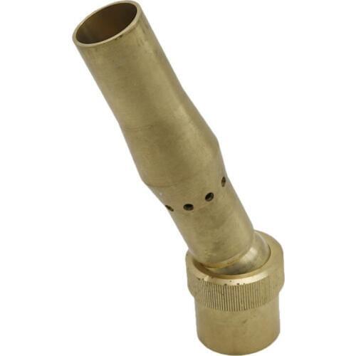 1 Pc 1 Inch Adjustable Brass Air-Blended Foam Bubbling Jet Decorative Fountain Spray Head Garden Pond Landscape Nozzles