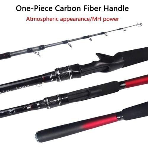 2.1M-3.6M Portable Carbon Telescopic Spinning Baitcasting Fishing Rod Fishing Tackle Lure Rod With Carbon Handle PVC Tube