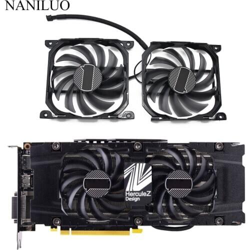 2pcs/set CF-12915S P104-100 1070Ti 1080Ti GPU Card Cooler Fan For INNO3D GeForce GTX 1070 1080 Ti Twin X2 graphics card