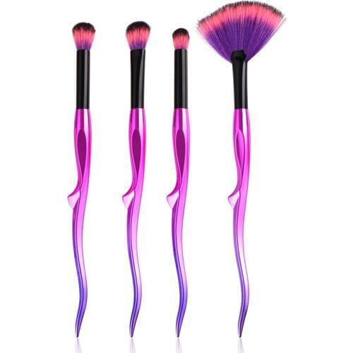 4/10PCS Professional Makeup Brushes Powder Foundation Brush Face Eye Full Makeup Brush Set Make up Cosmetic