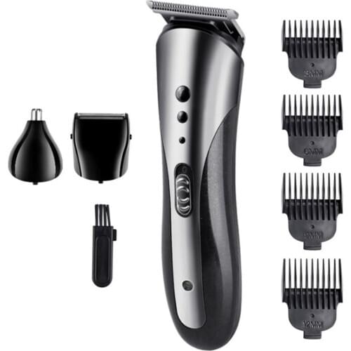 KM-1407 razor hair clipper nose hair device multi-function set hair clipper head can be washed hair clipper