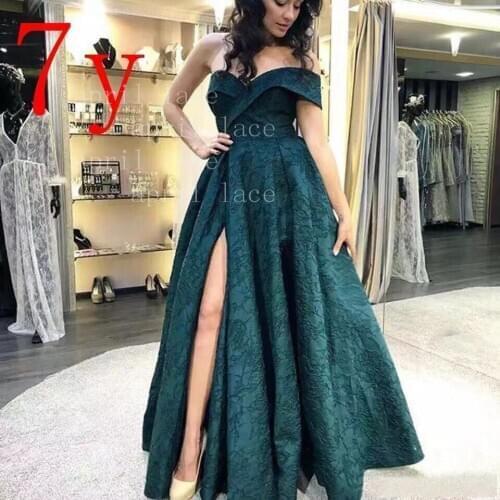 Fast ship stock jac01 dark green color jacquard 7yards/bag fabric for sawing dress /fashion show / wedding/party