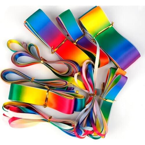 5 Yards 6/10/12/15/20/25/30/40mm Colorful Polyester Tape Arts Crafts Sewing Apparel Sewing Fabric Ribbons