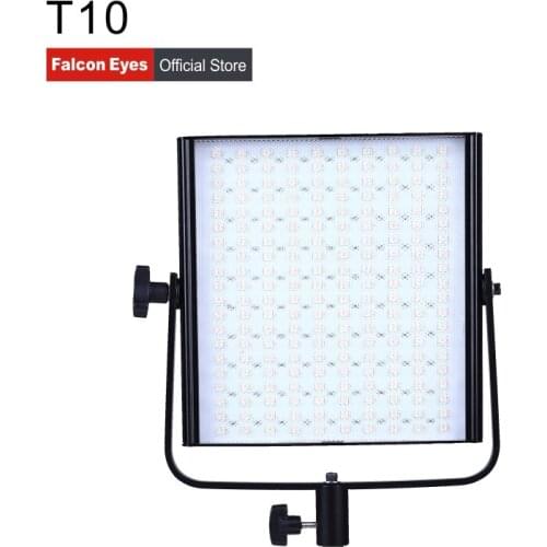 Falcon Eyes 40W Bi-Color LED Video Studio Fotografia Panel Light Continuous Mini Lamp Portable Dimmable Lighting On Camera T10