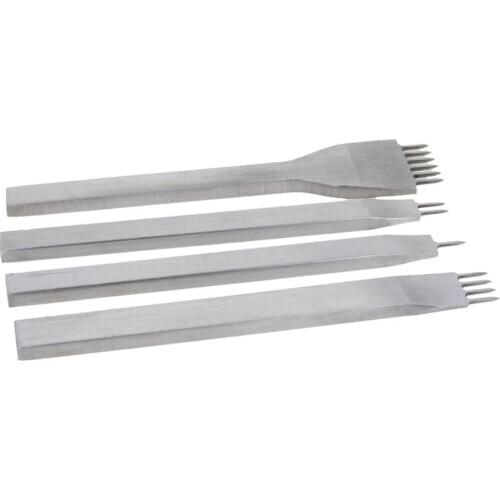 Utoolmart 3/4/5/6mm Spacing Punch Tools For Leather Hole Punches Lacing Stitching Sewing DIY Leather Craft Tools 1/2/4/6 Prong