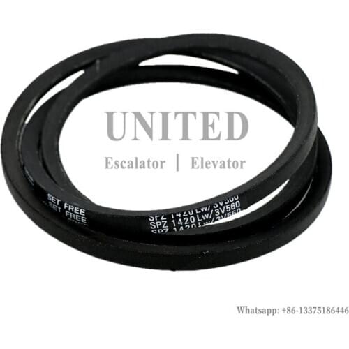 Escalator Traction Machine Triangle Belt without Teeth 3V560 1420LW